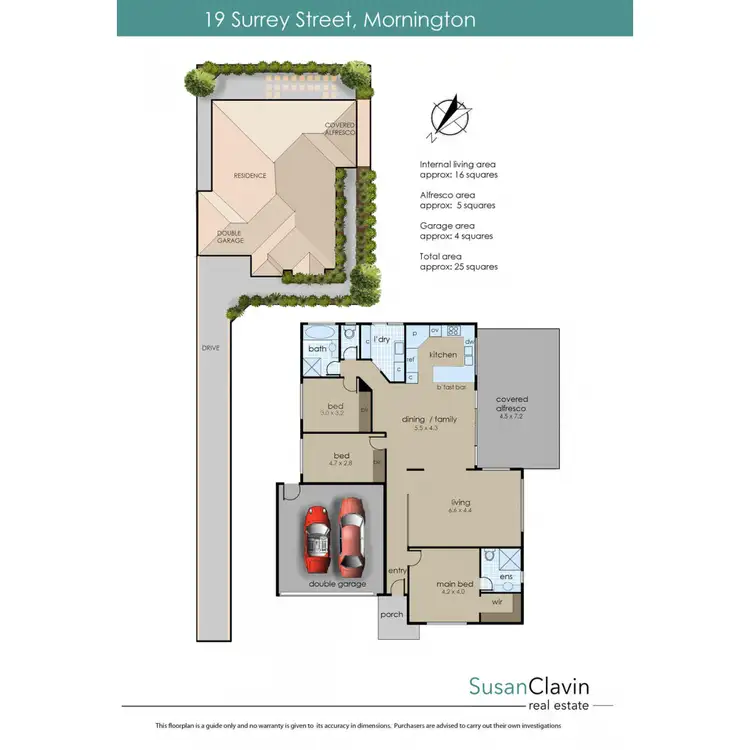 Floorplan of Homely house listing, 19 Surrey Street, Mornington VIC 3931