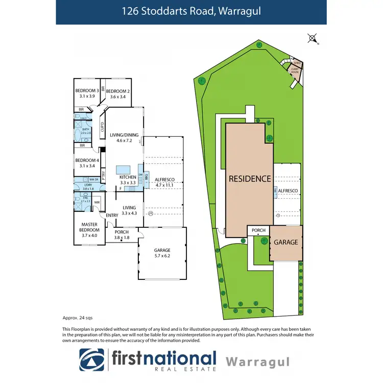 Floorplan of Homely house listing, 126 Stoddarts Road, Warragul VIC 3820