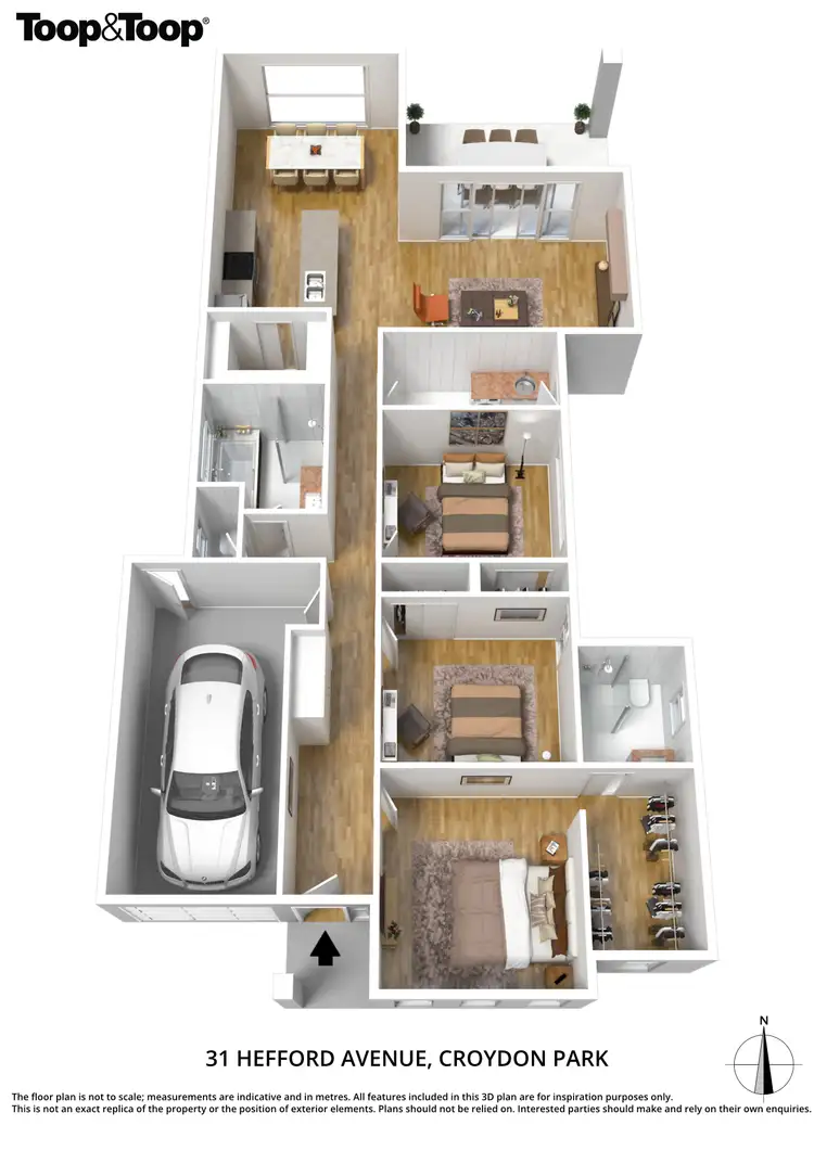 Floorplan of Homely house listing, 31 Hefford Avenue, Croydon Park SA 5008