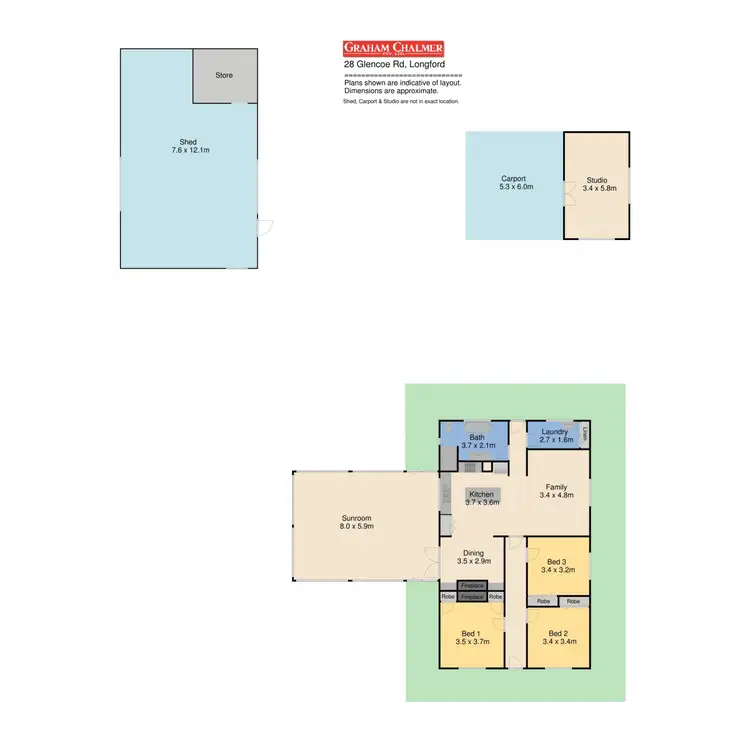 Floorplan of Homely rural property listing, 28 Glencoe Road, Longford VIC 3851
