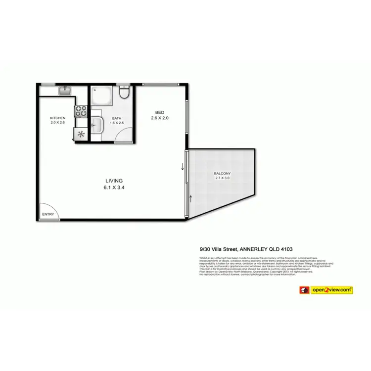 Floorplan of Homely unit listing, 9/30 Villa Street, Annerley QLD 4103