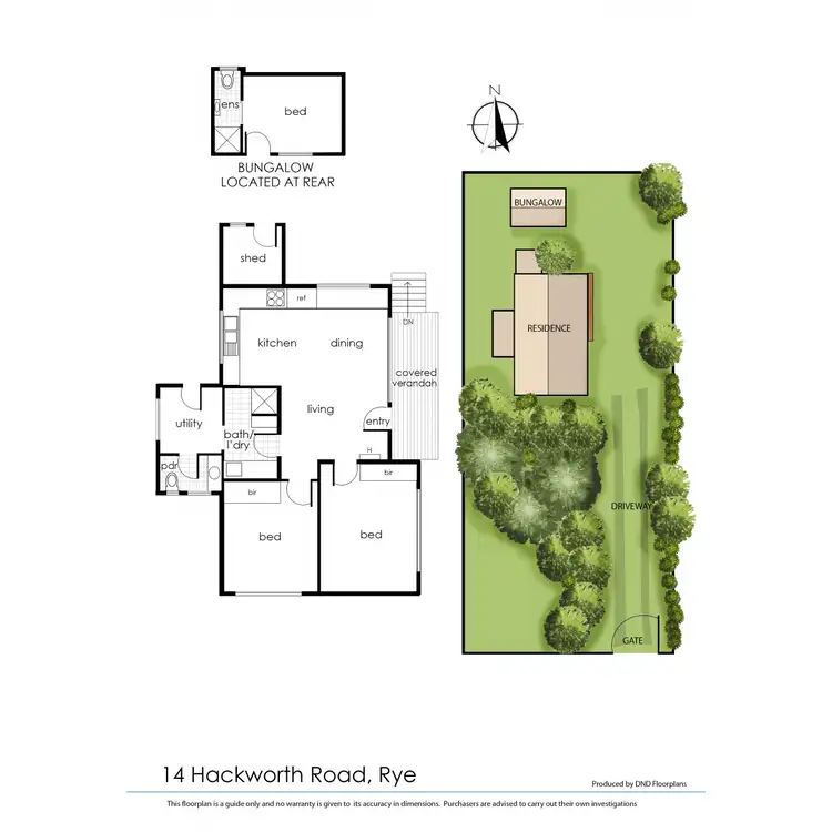 Floorplan of Homely house listing, 14 Hackworth Road, Rye VIC 3941