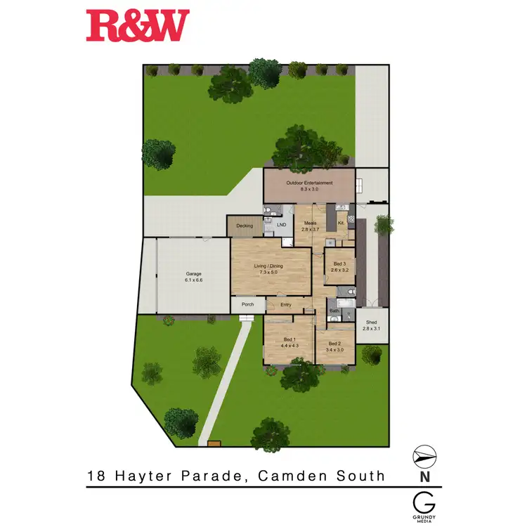 Floorplan of Homely house listing, 18 Hayter Parade, Camden South NSW 2570