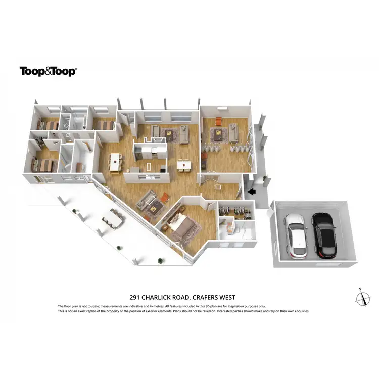 Floorplan of Homely house listing, 291 Charlick Road, Crafers West SA 5152