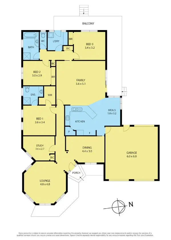 Floorplan of Homely house listing, 10 Duncan Drive, Lara VIC 3212