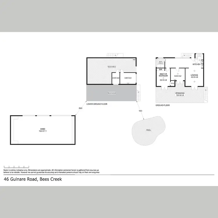Floorplan of Homely rural property listing, 46 Gulnare Road, Bees Creek NT 822