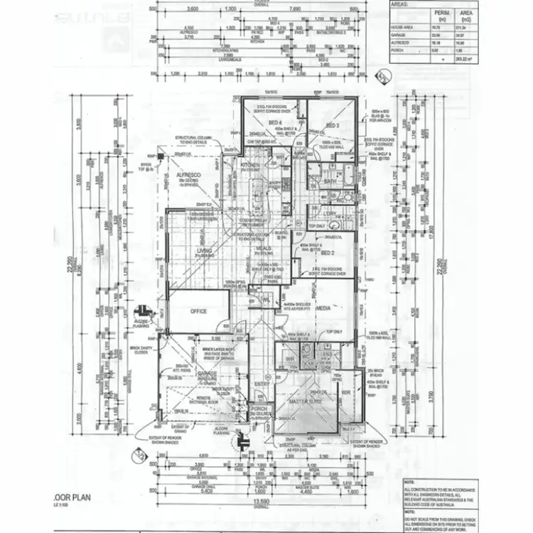 Floorplan of Homely house listing, 34 Michelangelo Drive, Landsdale WA 6065