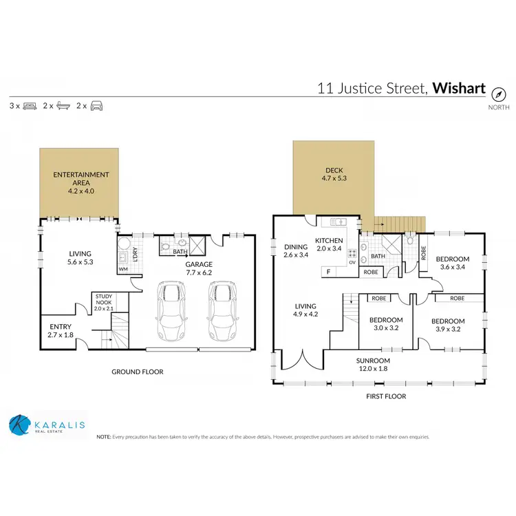 Floorplan of Homely house listing, 11 Justice Street, Wishart QLD 4122