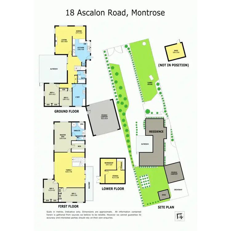 Floorplan of Homely house listing, 18 Ascalon Road, Montrose VIC 3765