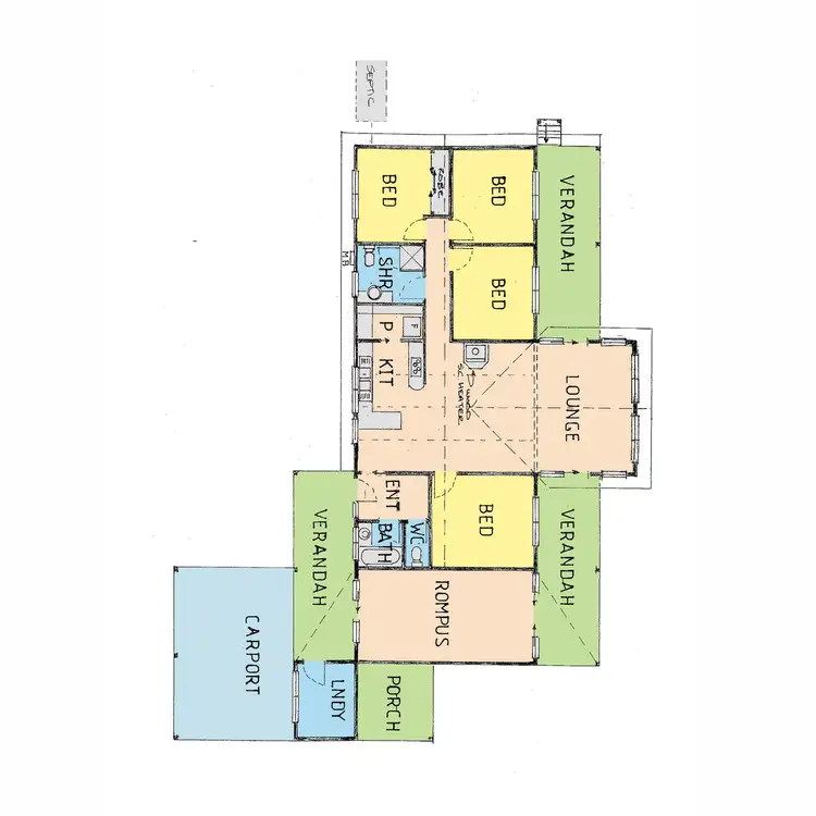 Floorplan of Homely rural property listing, 282 Quarry Road, Briagolong VIC 3860