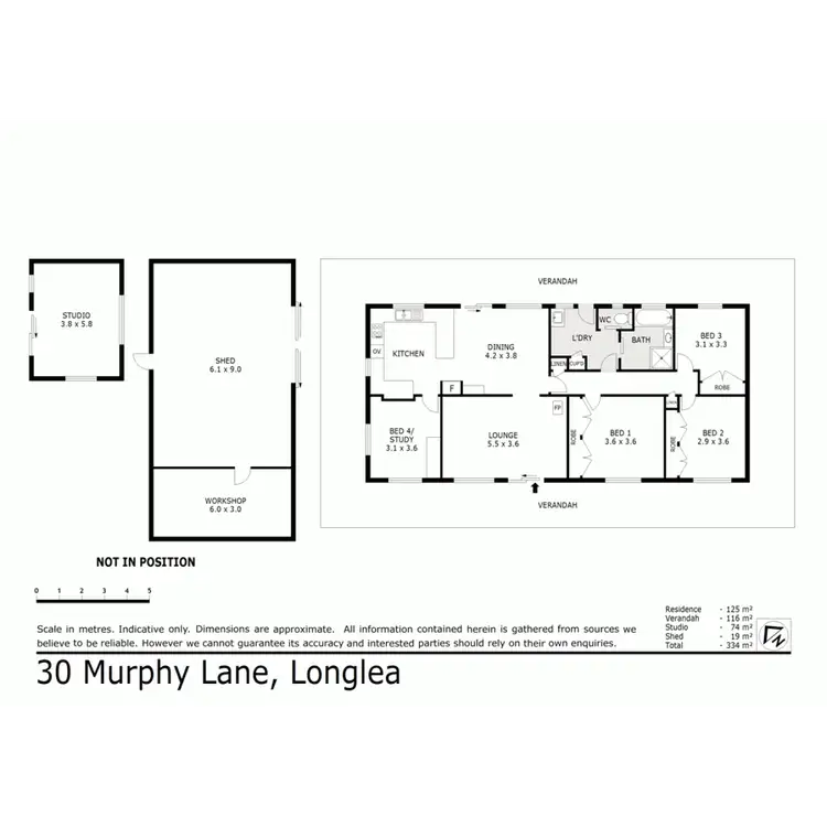 Floorplan of Homely house listing, 30 Murphy Lane, Longlea VIC 3551