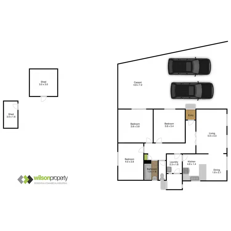 Floorplan of Homely house listing, 13 Cooper Street, Traralgon VIC 3844