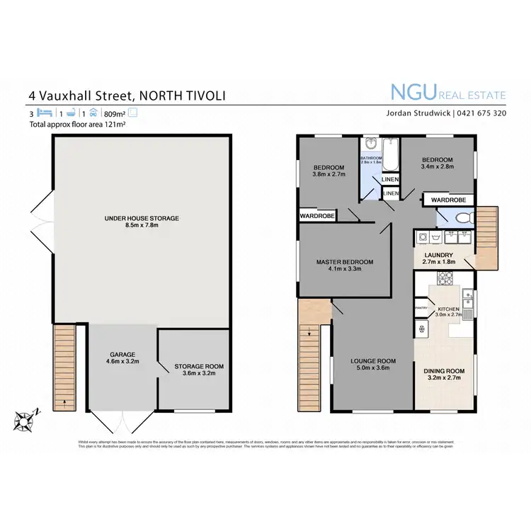 Floorplan of Homely house listing, 4 Vauxhall Street, North Tivoli QLD 4305