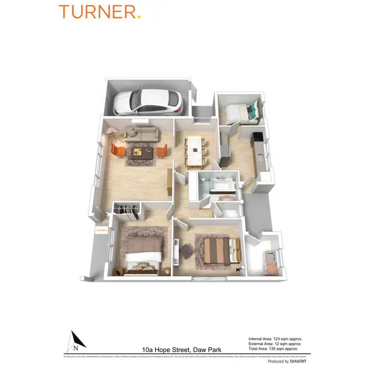 Floorplan of Homely unit listing, 10A Hope Street, Daw Park SA 5041