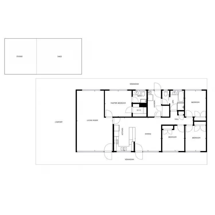 Floorplan of Homely rural property listing, 452 Racecourse Road, Osbornes Flat VIC 3691