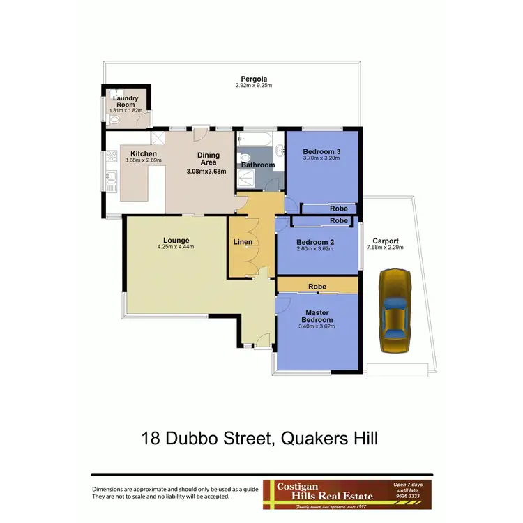 Floorplan of Homely house listing, 18 Dubbo Street, Quakers Hill NSW 2763