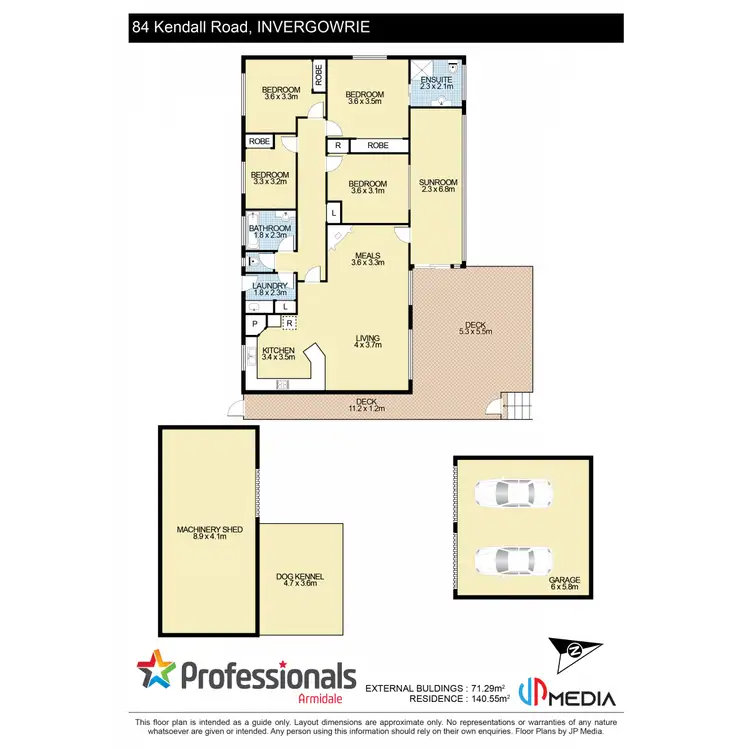 Floorplan of Homely house listing, 84 Kendall Road, Armidale NSW 2350