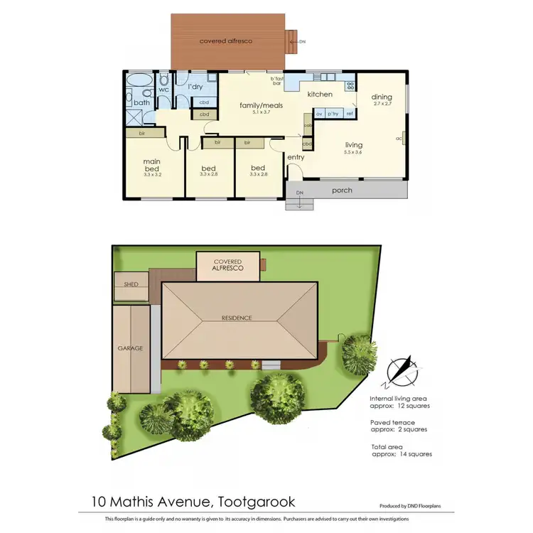 Floorplan of Homely house listing, 10 Mathis Avenue, Tootgarook VIC 3941