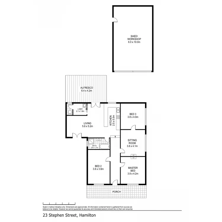 Floorplan of Homely house listing, 23 Stephen Street, Hamilton VIC 3300