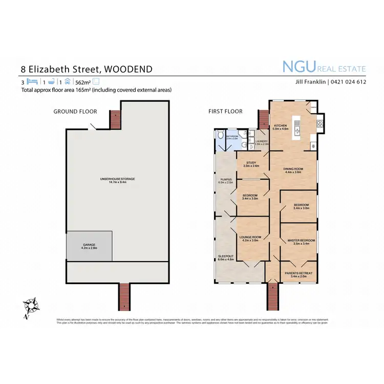 Floorplan of Homely house listing, 8 Elizabeth Street, Woodend QLD 4305