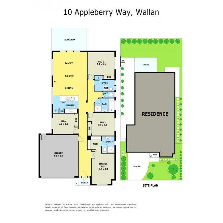 Floorplan of Homely house listing, 10 Appleberry Way, Wallan VIC 3756