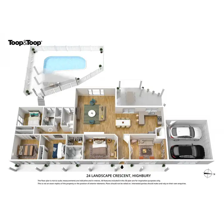 Floorplan of Homely house listing, 24 Landscape Crescent, Highbury SA 5089