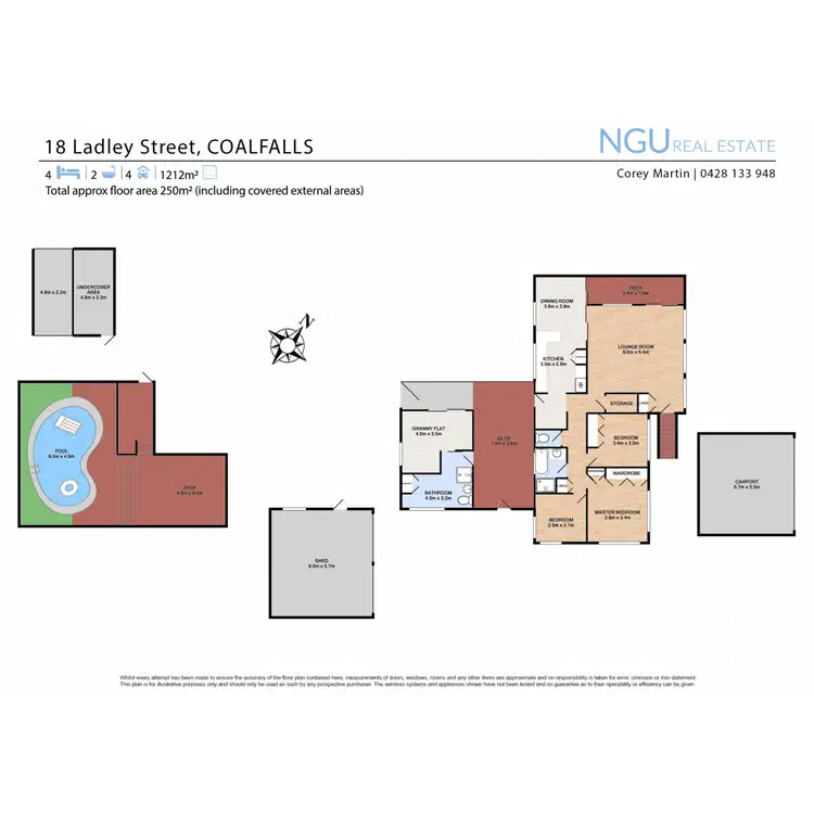 Floorplan of Homely house listing, 18 Ladley Street, Coalfalls QLD 4305