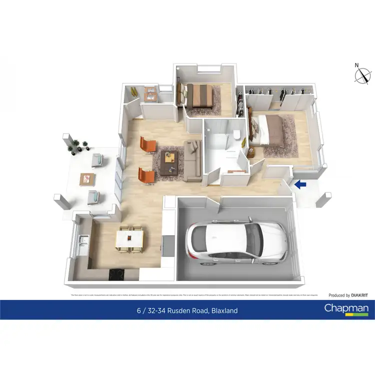 Floorplan of Homely house listing, 6/115 Boorea Street, Blaxland NSW 2774