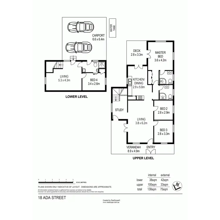 Floorplan of Homely house listing, 18 Ada Street, Paddington QLD 4064