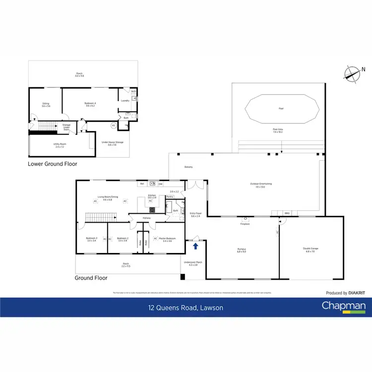 Floorplan of Homely house listing, 12 Queens Road, Lawson NSW 2783