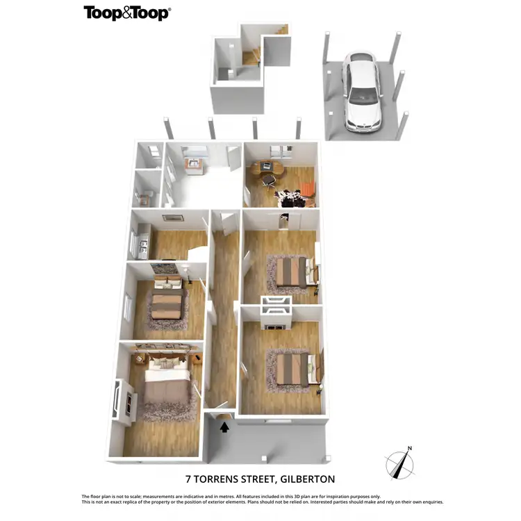 Floorplan of Homely house listing, 7 Torrens Street, Gilberton SA 5081