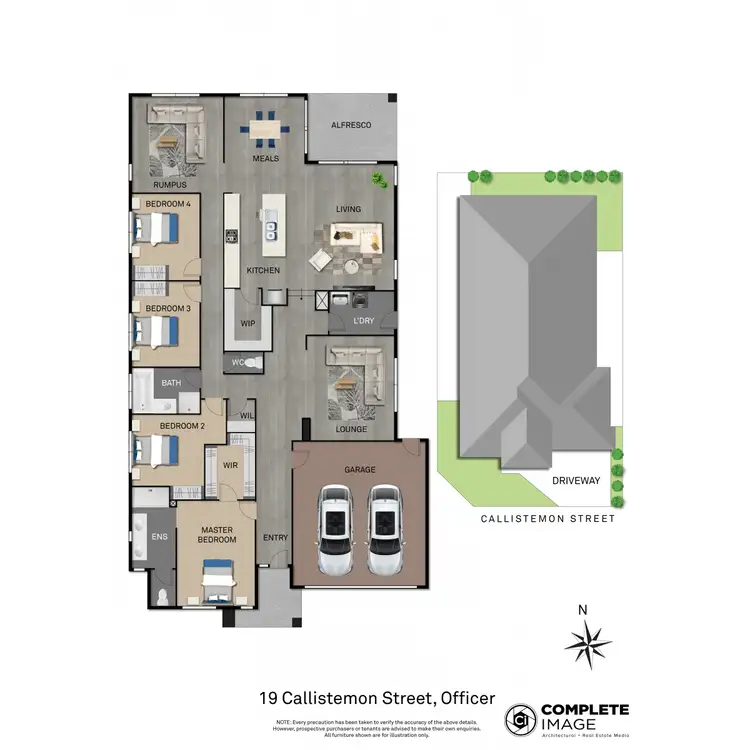 Floorplan of Homely house listing, 19 Callistemon Street, Officer VIC 3809