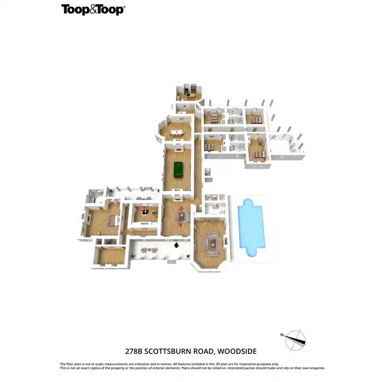 Floorplan of Homely rural property listing, 278B Scottsburn Road, Woodside SA 5244