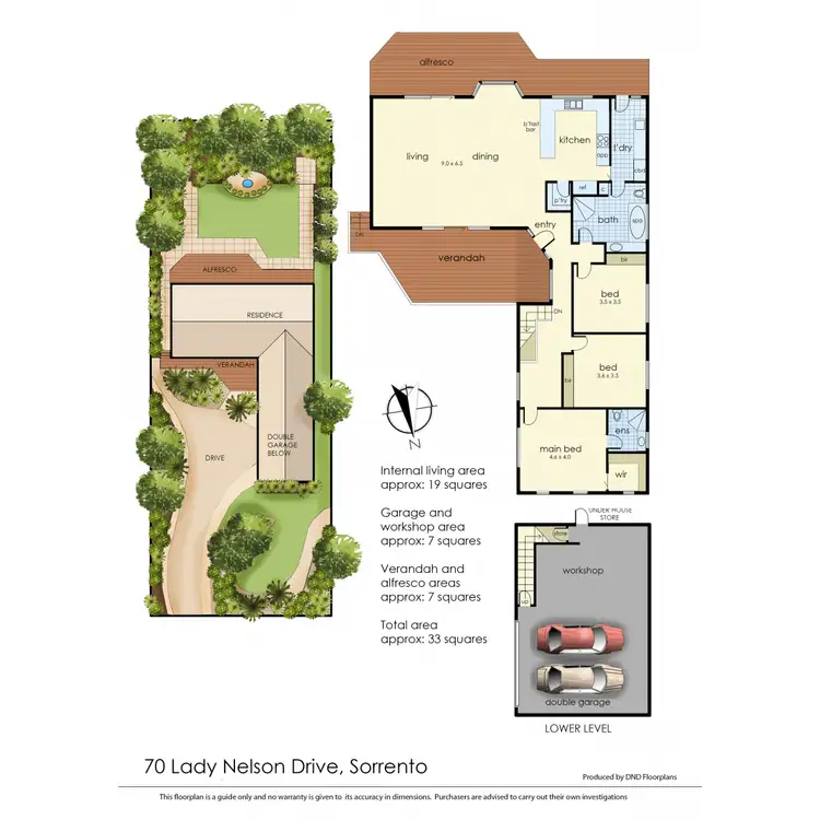 Floorplan of Homely house listing, 70 Lady Nelson Drive, Sorrento VIC 3943