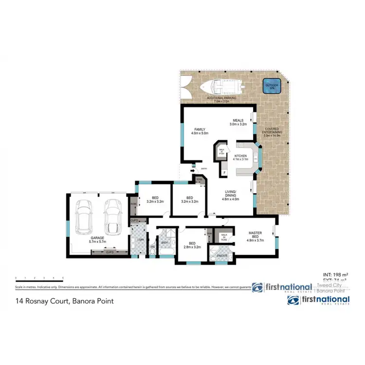 Floorplan of Homely house listing, 14 Rosnay Court, Banora Point NSW 2486