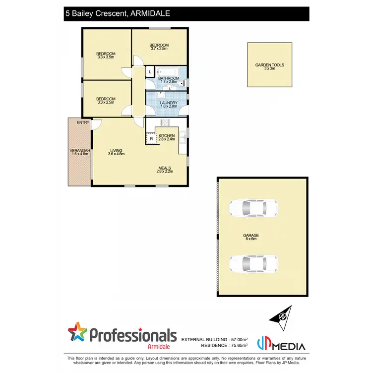 Floorplan of Homely house listing, 5 Bailey Crescent, Armidale NSW 2350