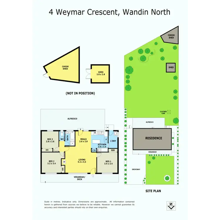 Floorplan of Homely house listing, 4 Weymar Crescent, Wandin North VIC 3139