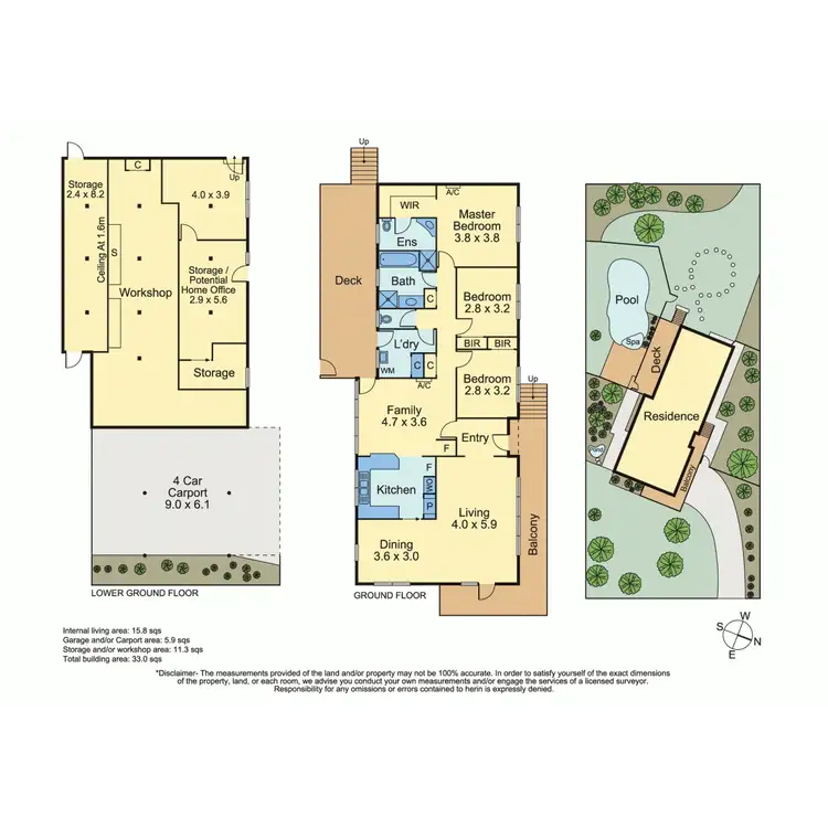 Floorplan of Homely house listing, 80 Koornalla Crescent, Mount Eliza VIC 3930