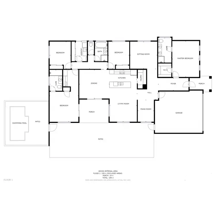 Floorplan of Homely house listing, 10 Mortimer Terrace, Leneva VIC 3691