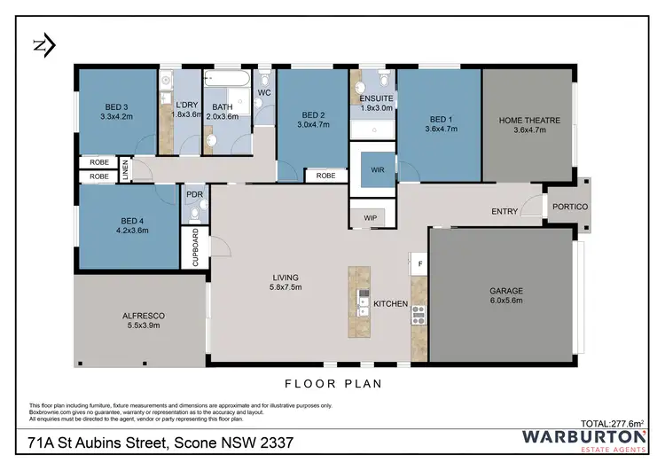 Floorplan of Homely house listing, 71A St Aubins Street, Scone NSW 2337