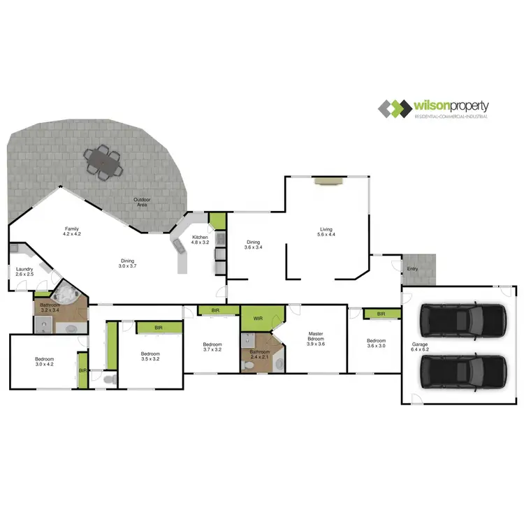 Floorplan of Homely house listing, 2 Ambler Place, Traralgon VIC 3844