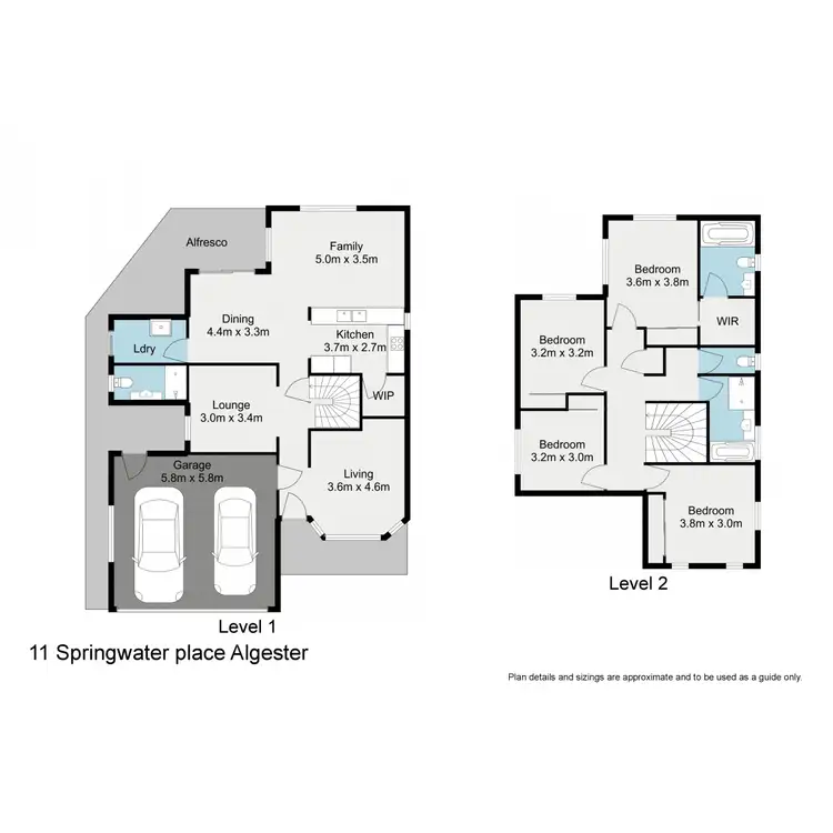 Floorplan of Homely house listing, 11 Springwater Place, Algester QLD 4115