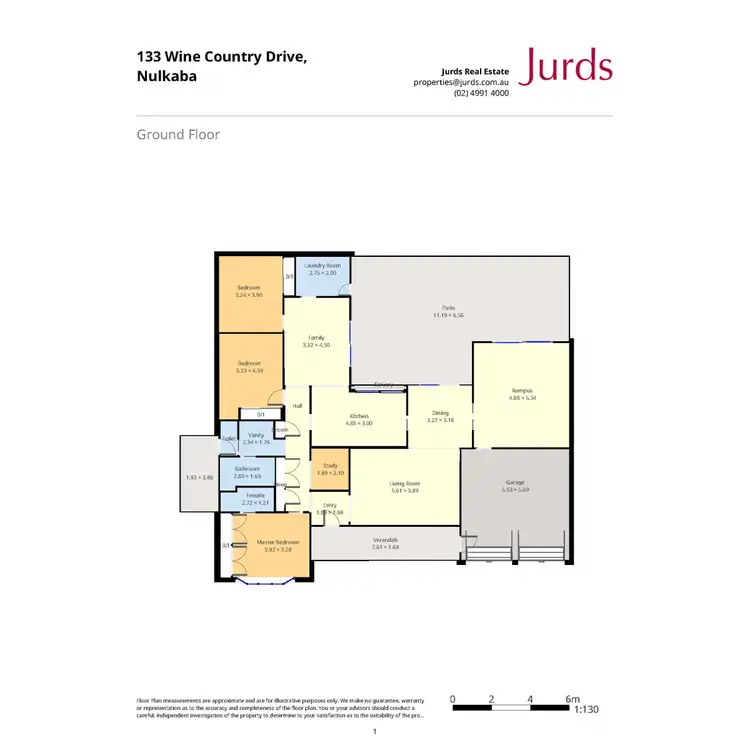 Floorplan of Homely house listing, 133 Wine Country Drive, Nulkaba NSW 2325