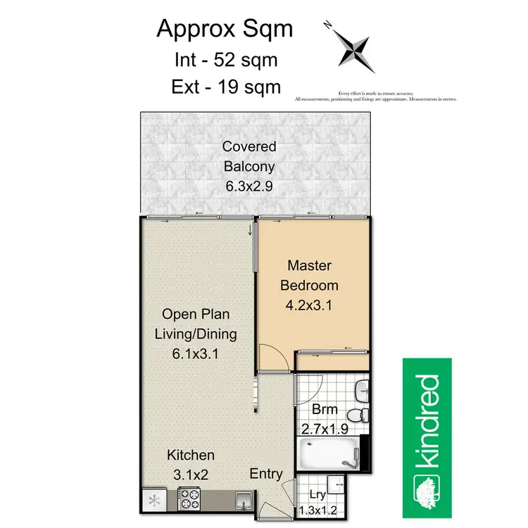 Floorplan of Homely unit listing, 502/101 Marine Parade, Redcliffe QLD 4020