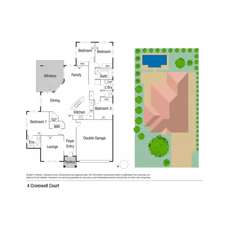 Floorplan of Homely house listing, 4 Cromwell Court, Mount Louisa QLD 4814