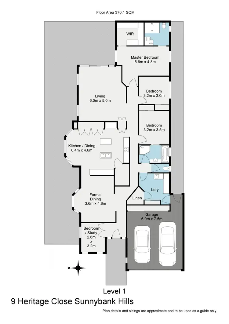 Floorplan of Homely house listing, 9 Heritage Close, Sunnybank Hills QLD 4109