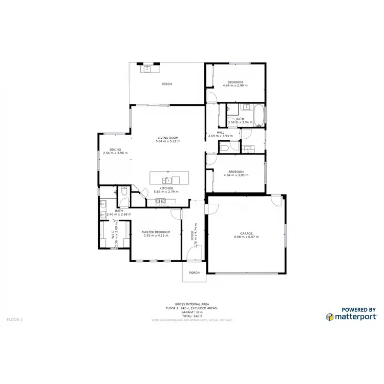 Floorplan of Homely house listing, 1 Mortimer Terrace, Leneva VIC 3691