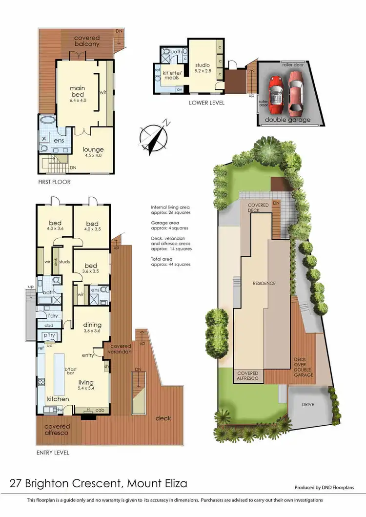 Floorplan of Homely house listing, 27 Brighton Crescent, Mount Eliza VIC 3930