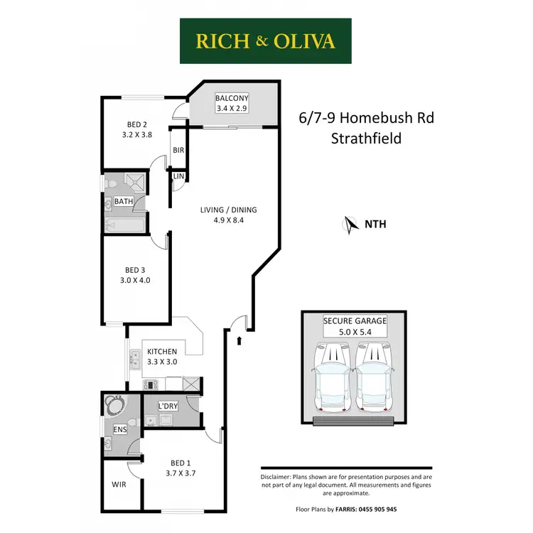 Floorplan of Homely apartment listing, 6/7 Homebush Road, Strathfield NSW 2135