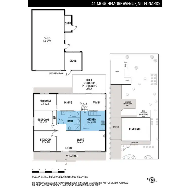 Floorplan of Homely house listing, 41 Mouchemore Avenue, St Leonards VIC 3223
